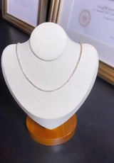 Colier tennis din aur cu diamante de 3.4 ct