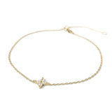 Bratara cu diamant natural - My Dainty Flower
