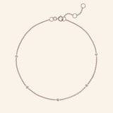 Bratara cu cinci diamante naturale - My Beautiful Diamonds
