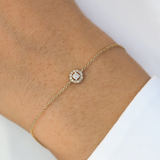 Bratara din aur cu diamante model HALO