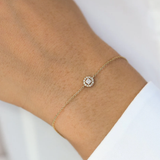 Bratara din aur cu diamante model HALO