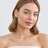 Cercei cu diamante naturale - Diamond Cascade