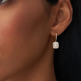 Cercei din aur cu diamante de 0.98 ct