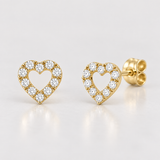 Cercei cu diamante naturale - Diamond Affection
