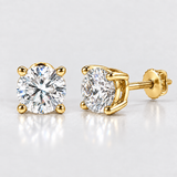 Cercei cu diamante naturale - Sparkle Studs