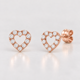 Cercei cu diamante naturale - Diamond Affection