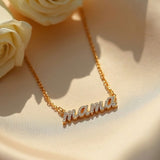 Colier cu diamante naturale - MAMA