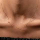 Colier cu diamante naturale - Floating Diamonds