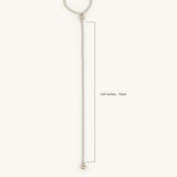 Colier cu diamante naturale - Lariat Necklace