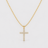Colier cu diamante naturale - My First Diamond Cross