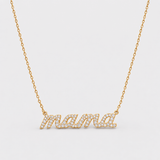 Colier cu diamante naturale - MAMA