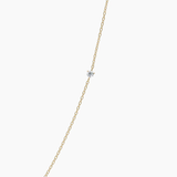 Colier cu diamant natural - Single Floating Diamond