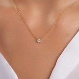 Colier cu diamant natural - Delicate DIAMOND (0.10 ct)