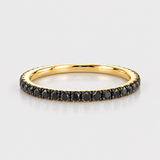 Inel cu diamante negre - BLACK ETERNITY