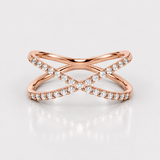 Inel cu diamante - CRISS CROSS (0.60) ct