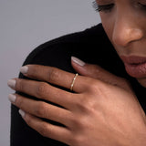 Inel cu diamante naturale - DELICATE TRIO DIAMONDS