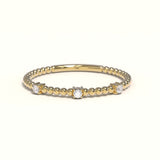 Inel cu diamante naturale - DELICATE TRIO DIAMONDS