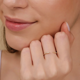 Inel din aur deschis cu diamante