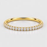 Inel din aur cu diamante Half-Eternity