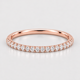Inel din aur cu diamante Half-Eternity