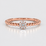 Inel cu diamante naturale - Diamond Floral Daisy