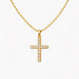 Colier cu diamante naturale - My First Diamond Cross