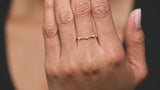 Inel cu diamante naturale - DELICATE TRIO DIAMONDS