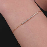 Bratara cu diamante naturale - Paved BAR