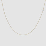 Colier cu diamant natural - Single Floating Diamond