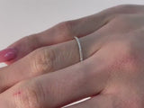 Inel din aur cu diamante naturale Half Eternity 0.18 ct.