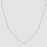 Colier cu diamante naturale - Floating Diamonds